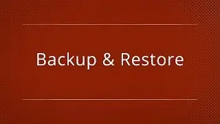 Moodle 3.1 - Backup and Restore [Faculty]