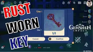 How to get Rust-Worn Key? | Find the Barrier | Sacrificial Offering (World Quest) | Genshin Impact