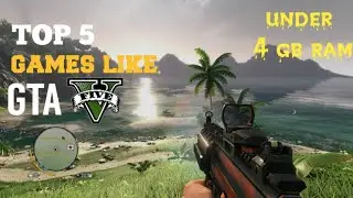5 Open World (like gta v) Games  for low end pc| Pc with less 4 gb of ram
