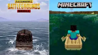 PUBG VS MINECRAFT - BEST FUNNY MOMENTS