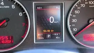 Color screen on Audi a4 b6 Full review Color MultiFIS