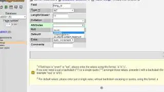 Unsigned Integers for MySQL with PHPMyAdmin