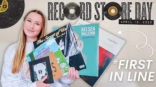 Record Store Day 2025 ⭐️ camping 13 hours & RSD unboxing !!