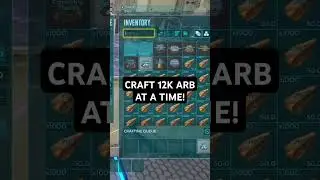Craft 12k ARB at a Time in Ark Survival Evolved #short #arksurvivalevolved #gaming