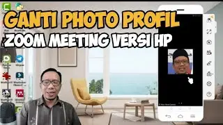 Cara Murubah Photo Profil Zoom Meeting Versi HP Andorid Mobile