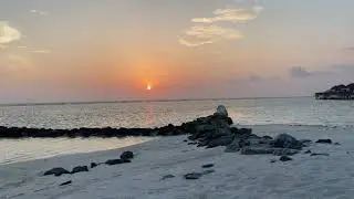 Beautiful Relaxing Sunset, Ocean, Maldives/Красивый Расслабляющий Закат, Океан, Мальдивы