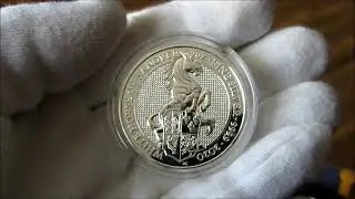 2020 Great Britain 2 oz Silver Queen's Beasts The White Horse