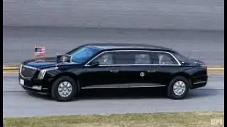 President Trump takes lap at Daytona 500 in  Presidental  limo 
