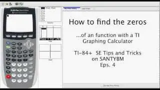Find the Zeros of an Equation with a TI-84 Calculator -- TI84+ SE Tips and Tricks