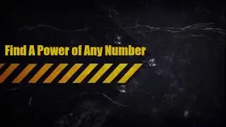 Find power of Any Number In C
