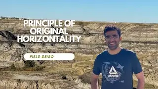 Geology Field Demonstration: Principle of Original Horizontality