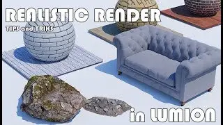 Realistic rendering in lumion: high-poly model and more about materials