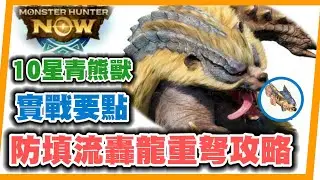 MHN 你的攻擊將成為我的子彈！防填流轟龍重弩!!安全又輕鬆~10星青熊獸實戰攻略~~ MONSTER HUNTER NOW