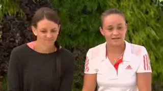 Ash Barty and Casey Dellacqua talk Fed Cup