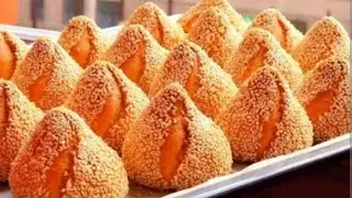 ТЮЛЬПАН САМСА. Слоённая Самса. Ерекше Самса. Тюльпан самсасы   😋🔥