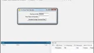 Download Rate Calculator in VB net