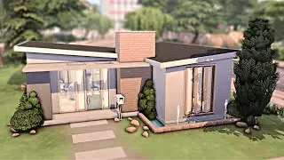 MODERN STARTER HOME 🏡 The Sims 4 Speed Build | No CC