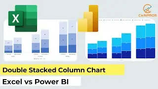 Excel vs Power Bi: How To Create Double Stacked Column Charts
