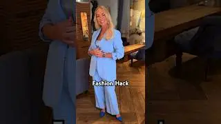 Fashion Hack to keep blazer sleeves up all day 😍