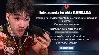 Me han BANEADO en FORTNITE por HACKER... (no es broma)