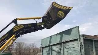 Фронтальный погрузчик КУН GENERAL погрузка зерна АГРОКУБ