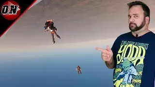 Paraquedista é nocauteado pelo amigo em pleno vôo