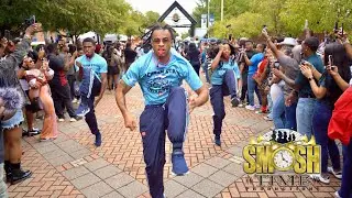 Jackson State + Prancing Jsettes Marching In /Out  HOMECOMING Yard Fest 2024