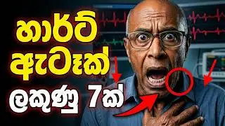 හෘදයාබාධයකට පැය හෝ දින කිහිපයකට පෙර ඇතිවන අනතුරු ඇඟවීමේ සංඥා 7ක්  HEART ATTACK