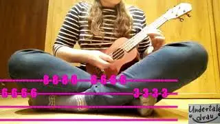 Undertale Star (unused soundtrack) ukulele cover + TABS