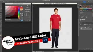 How to Find the HEX Color Code in Photoshop (For Web or Branding)