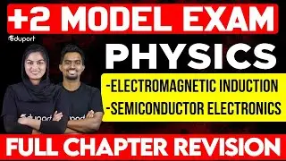 Plus Two Model Exam Physics -  Electromagnetic Induction & Semiconductor Electronics | Eduport