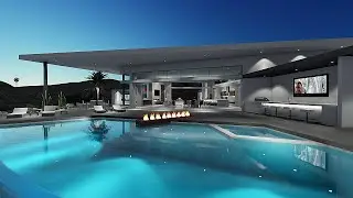 Modern Contemporary Architecture Palm Springs Hillside Residence By Brian Foster Designs