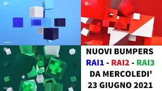 NUOVI Bumper RAI dal 23 Giugno 2021