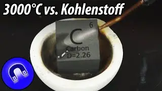 Knallgasbrenner vs. Kohlenstoffwürfel (3000°C)