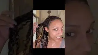 Quick Easy In shower Wet Style Routine | SHORT