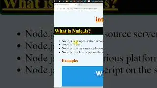 what is node js 
