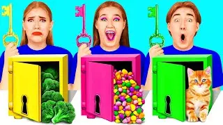 Выбери правильный ключ Челлендж | Смешные ситуации с едой от HAHANOM Challenge