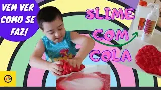 SLIME COM COLA EM GEL (SLIME CON LA COLLA GEL)
