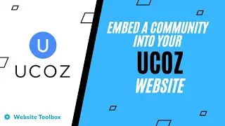 Embed A Community Into Your uCoz Website