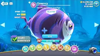 NEW CLOWNCY UNLOCKED & CLOWNCY GAMEPLAY | Hungry Shark World