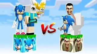 SONIC TEK BLOK VS SKIBIDI TOILET TEK BLOK - ⚠️ Minecraft