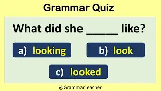 English Grammar Quiz I Tenses Mixed test I Test your English I English Grammar Questions.