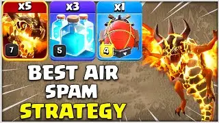 TH12 Super Dragon + 3 Clone Spell | Best Th12 Spam Attack Strategy Clash of Clans