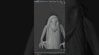 Horror house in blender in 1 minute 😱 #blender #3dcharacter