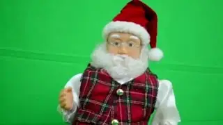 Chroma key/santa claus dance/free download