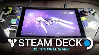 The Final Shape on Steam Deck. (Destiny 2 Gameplay)