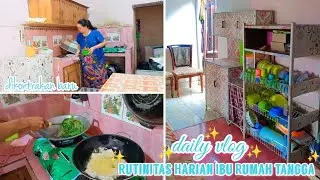 Kegiatan Beres-beres rumah kontrakan baru | Masak menu makan siang #vlog
