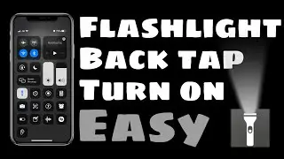 Turn On iPhone Flashlight with Back Tap.