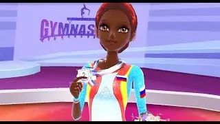 NEW Мультфильм для девочек—БАРБИ ГИМНАСТКА. Тренировка. 2 серия—Игры для детей  Android Gameplay