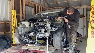 Part 3 of Tesla Model 3 Rebuild